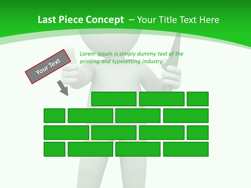 Pose Hint Figure PowerPoint Template