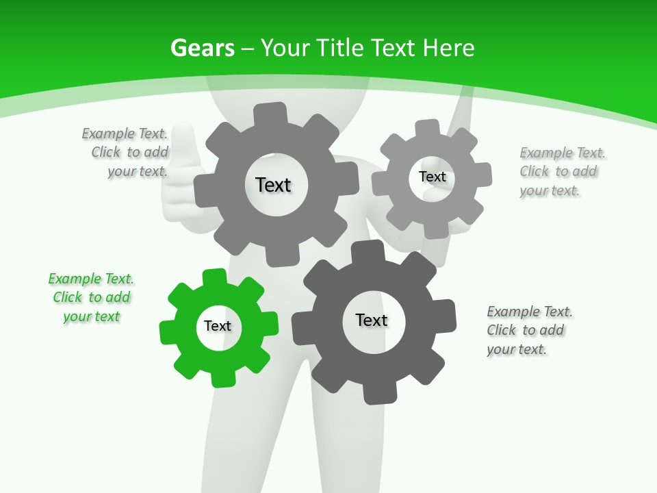 Pose Hint Figure PowerPoint Template