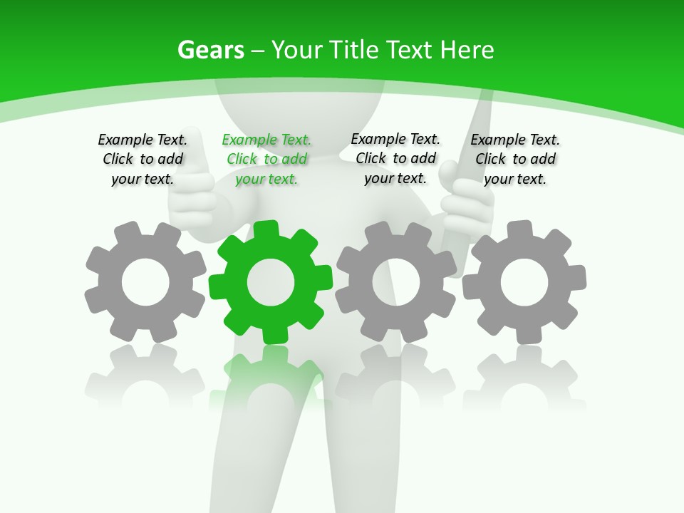 Pose Hint Figure PowerPoint Template