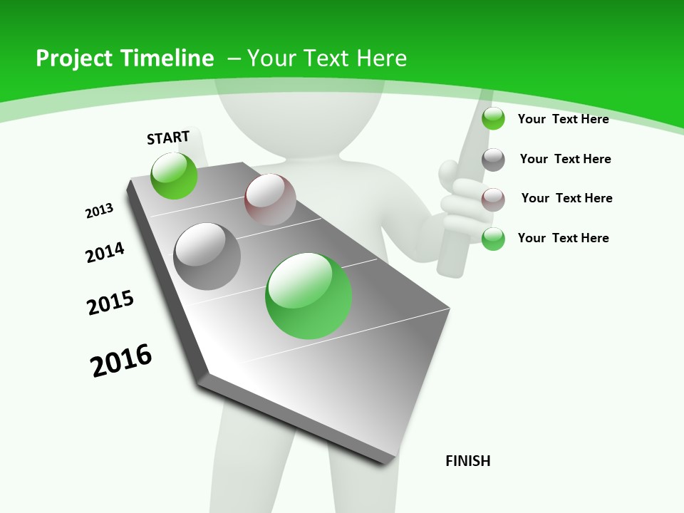 Pose Hint Figure PowerPoint Template