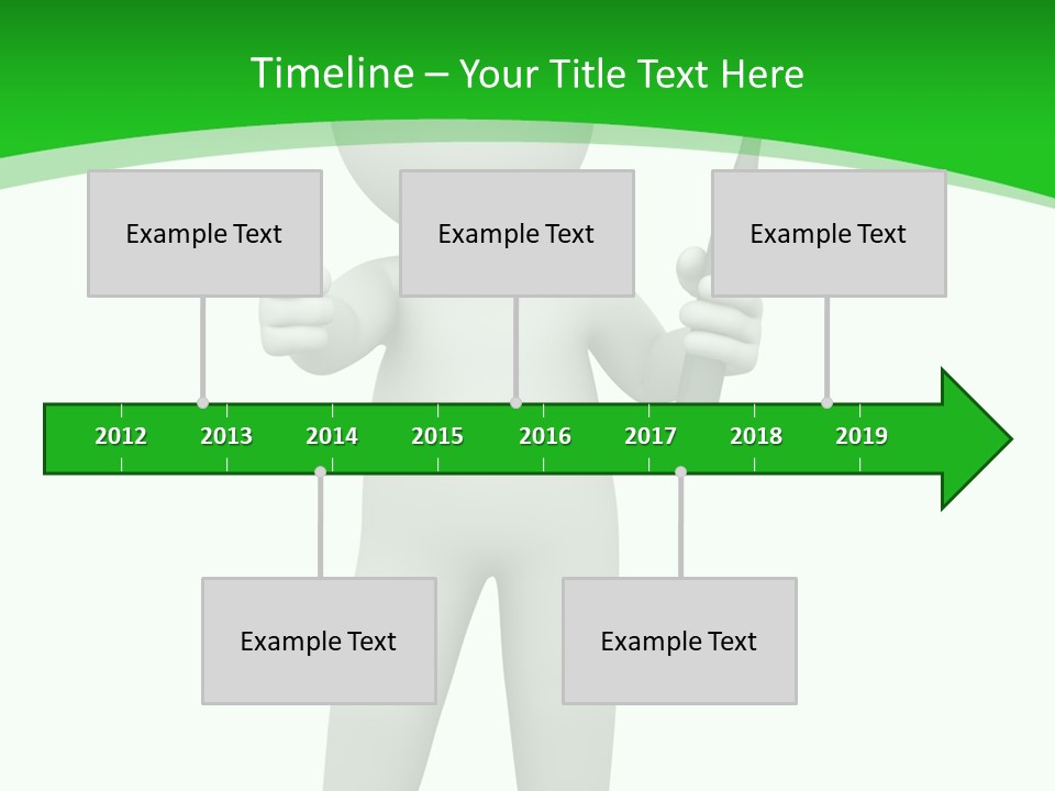 Pose Hint Figure PowerPoint Template