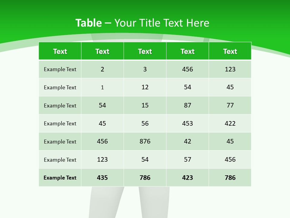 Pose Hint Figure PowerPoint Template