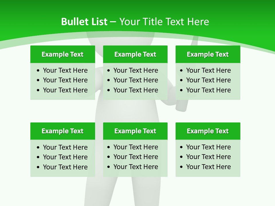 Pose Hint Figure PowerPoint Template