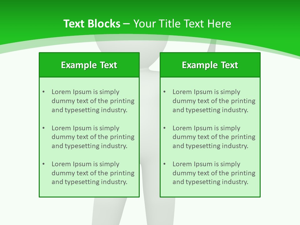 Pose Hint Figure PowerPoint Template