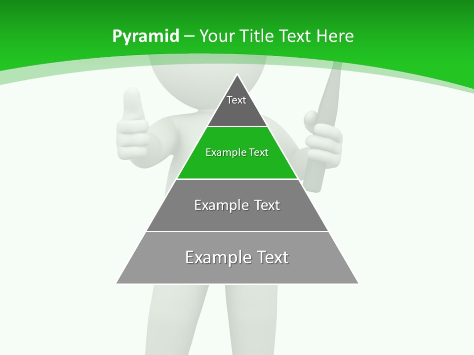 Pose Hint Figure PowerPoint Template