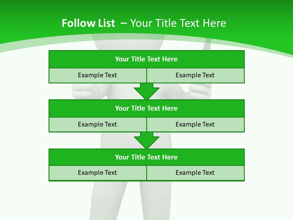 Pose Hint Figure PowerPoint Template