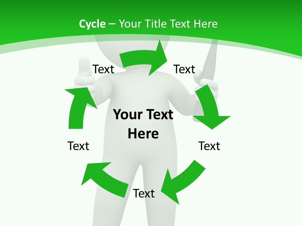 Pose Hint Figure PowerPoint Template