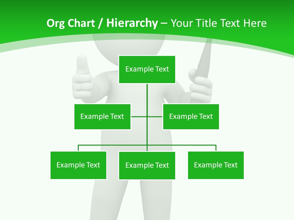 Pose Hint Figure PowerPoint Template