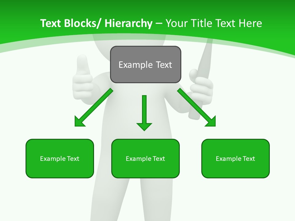 Pose Hint Figure PowerPoint Template