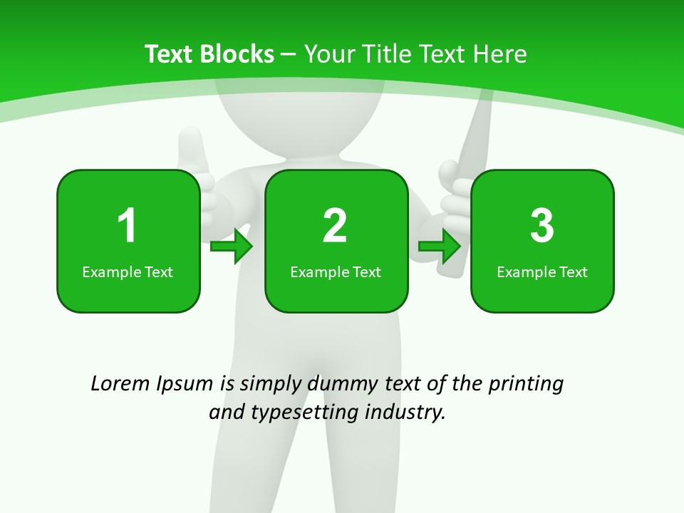 Pose Hint Figure PowerPoint Template