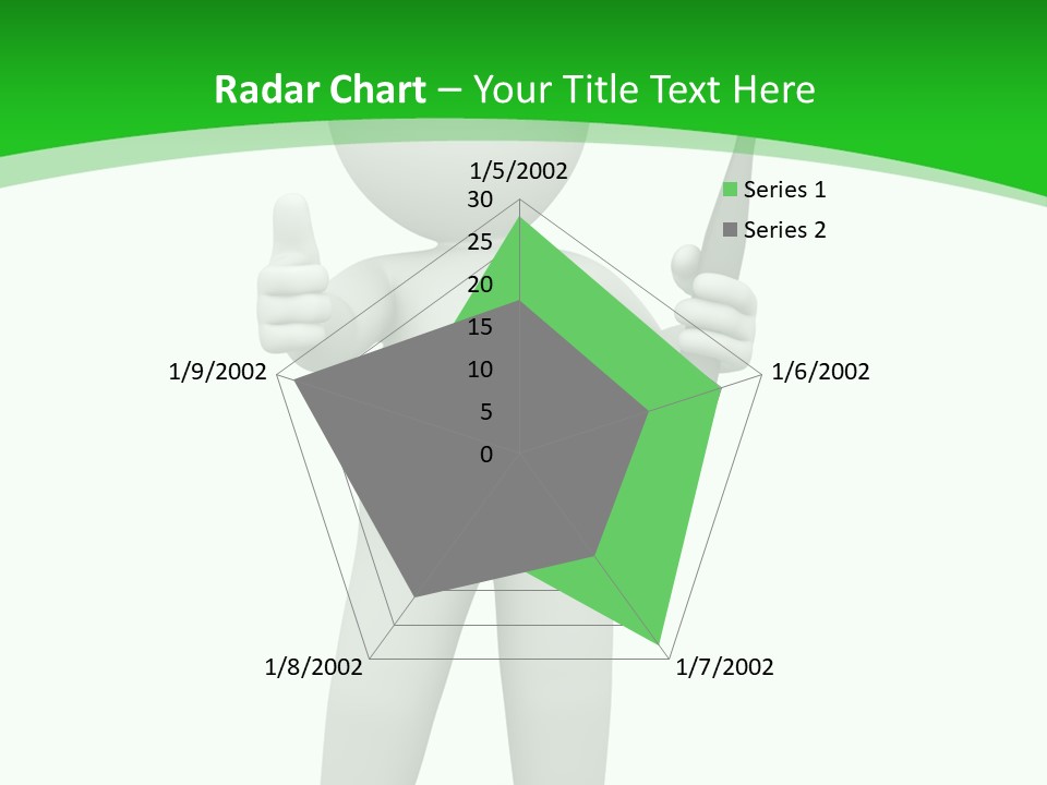 Pose Hint Figure PowerPoint Template