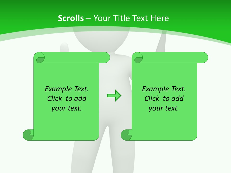 Pose Hint Figure PowerPoint Template