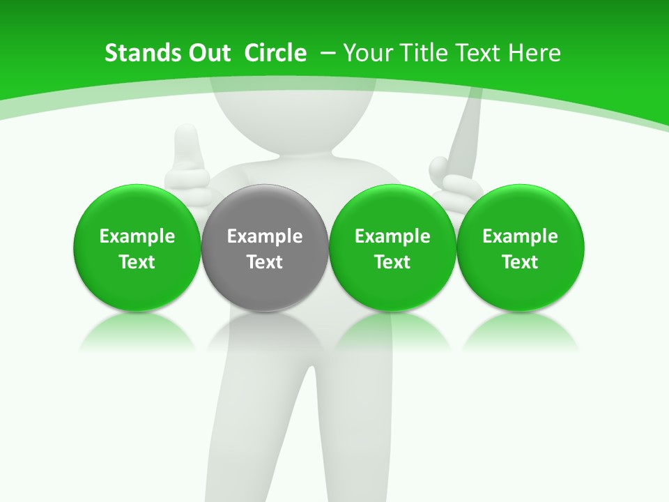 Pose Hint Figure PowerPoint Template