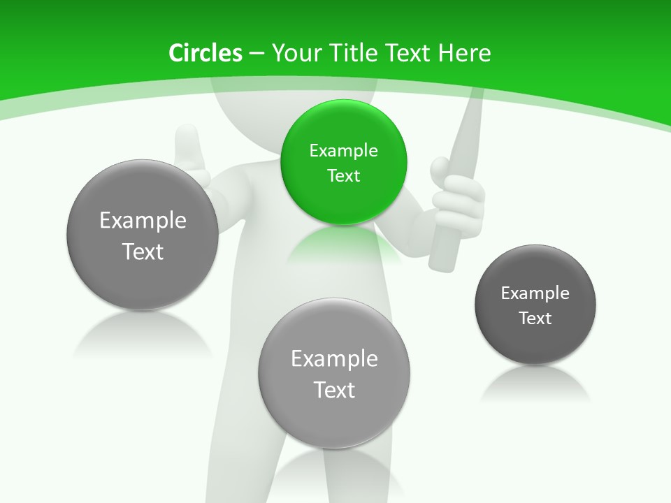 Pose Hint Figure PowerPoint Template