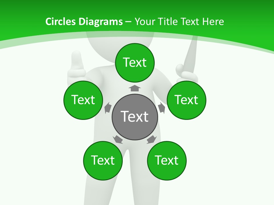 Pose Hint Figure PowerPoint Template