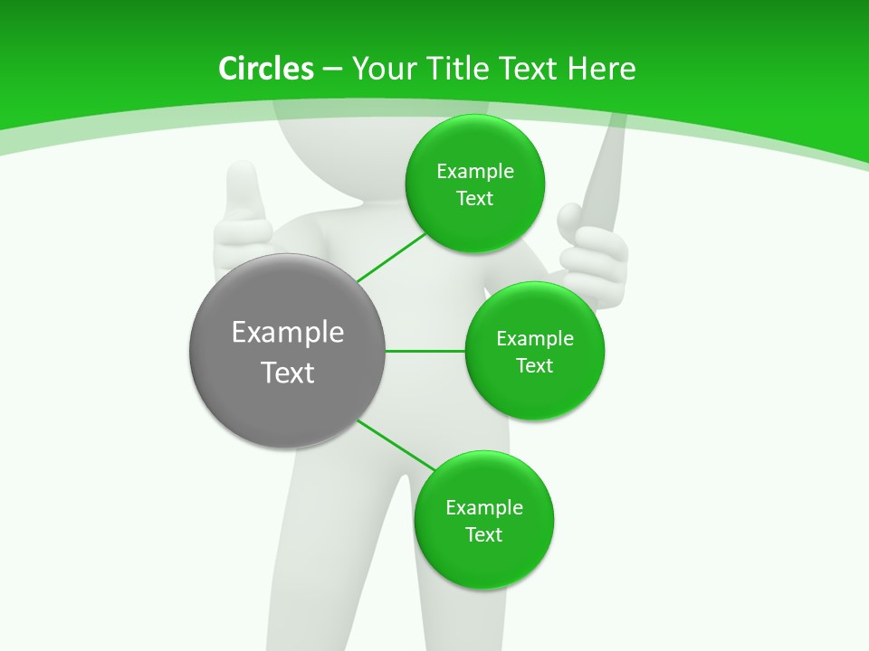 Pose Hint Figure PowerPoint Template