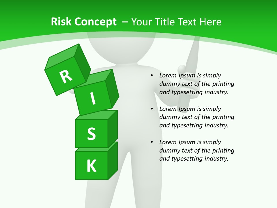 Pose Hint Figure PowerPoint Template