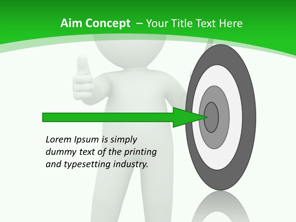 Pose Hint Figure PowerPoint Template