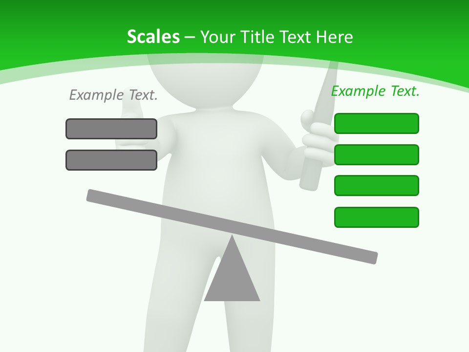 Pose Hint Figure PowerPoint Template