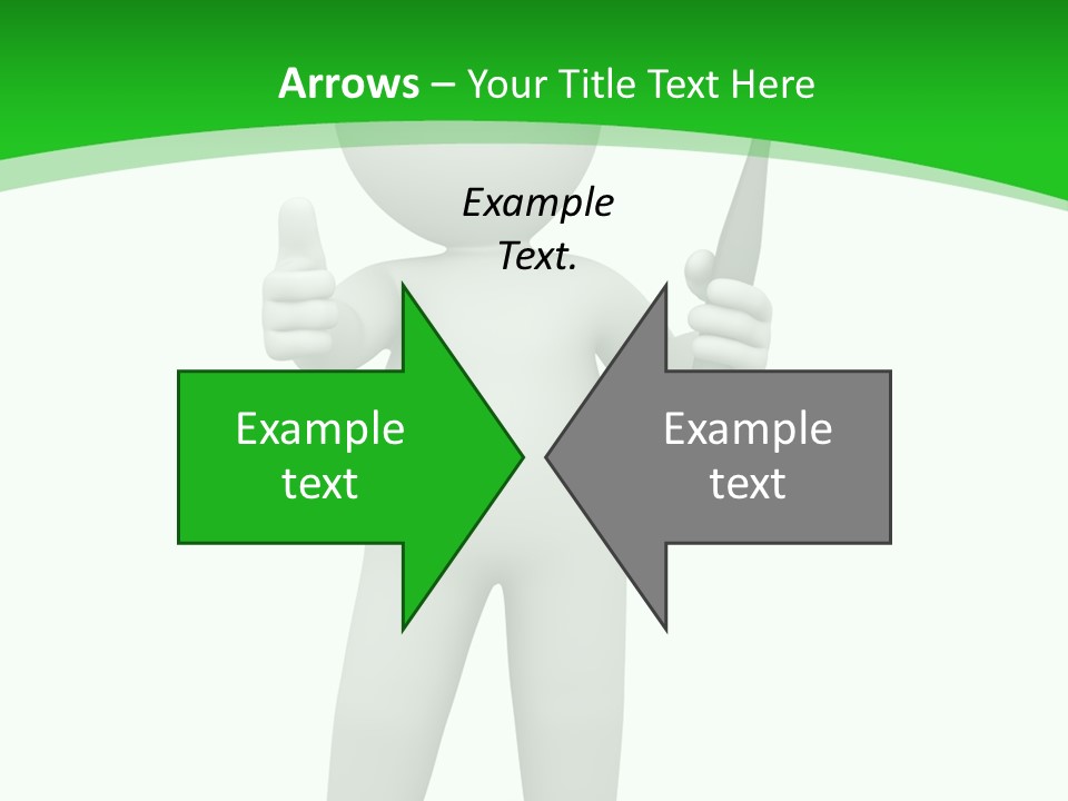 Pose Hint Figure PowerPoint Template