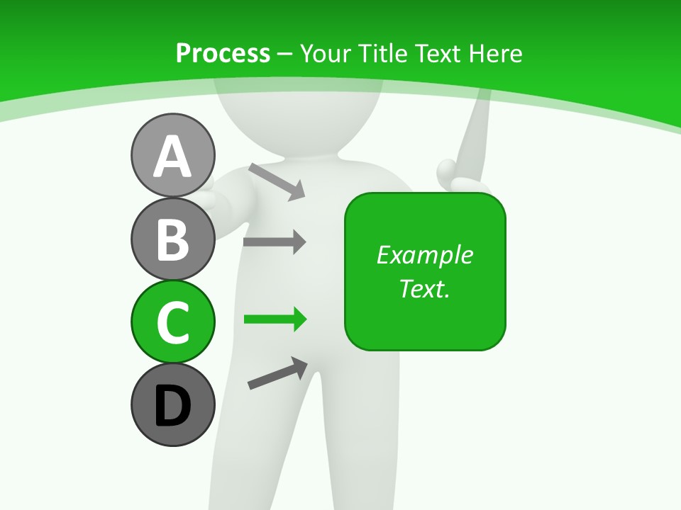 Pose Hint Figure PowerPoint Template