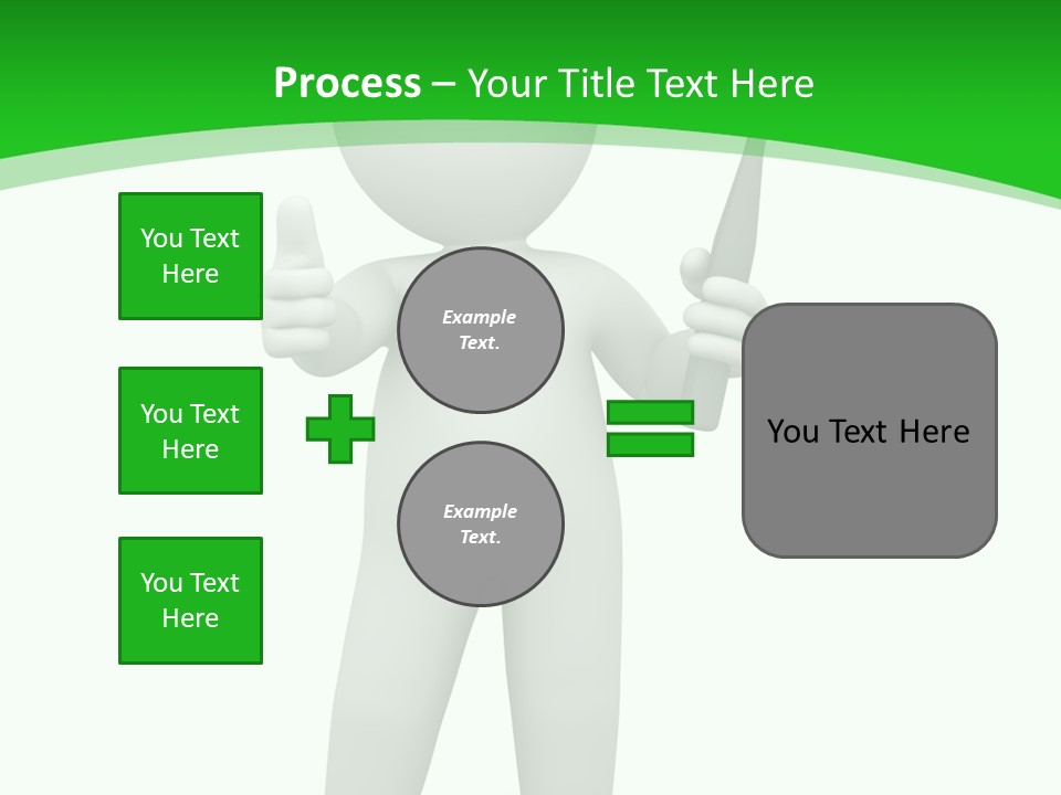 Pose Hint Figure PowerPoint Template