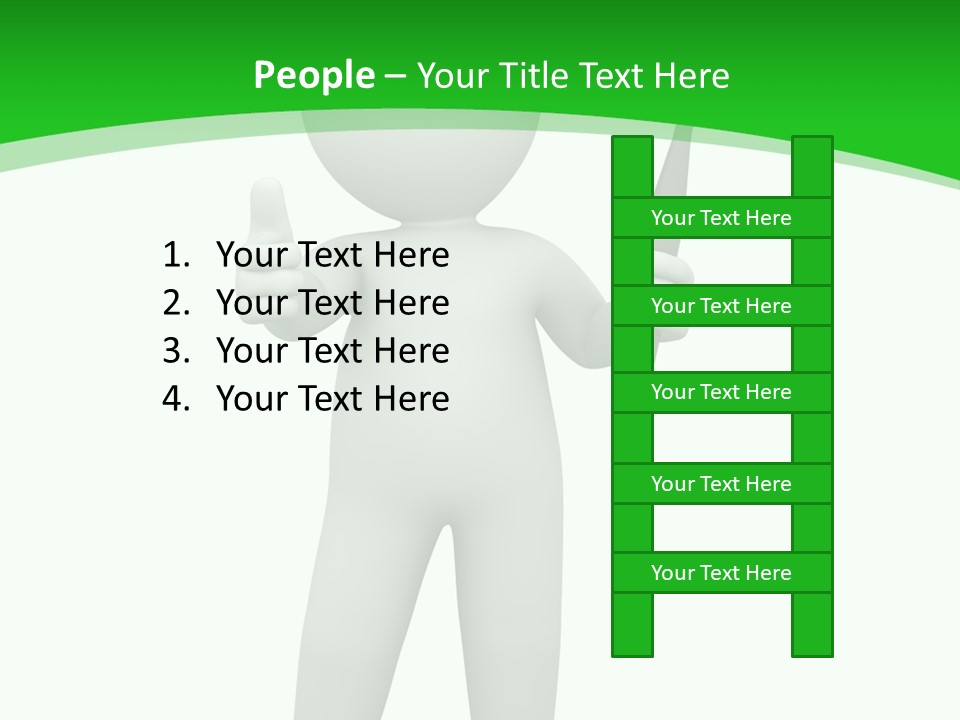 Pose Hint Figure PowerPoint Template