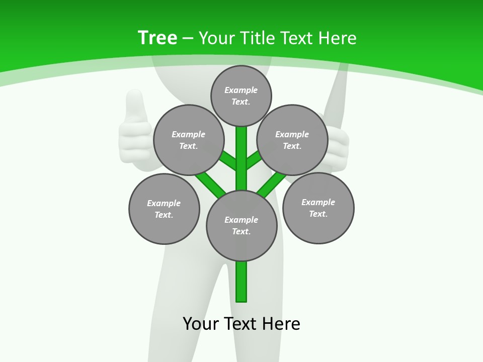 Pose Hint Figure PowerPoint Template