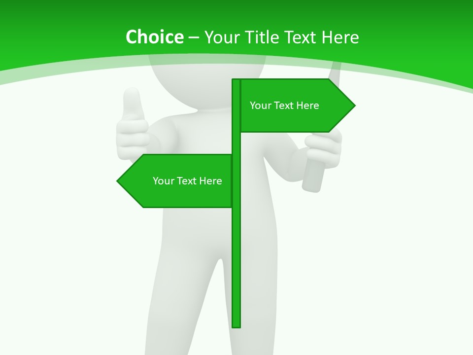 Pose Hint Figure PowerPoint Template