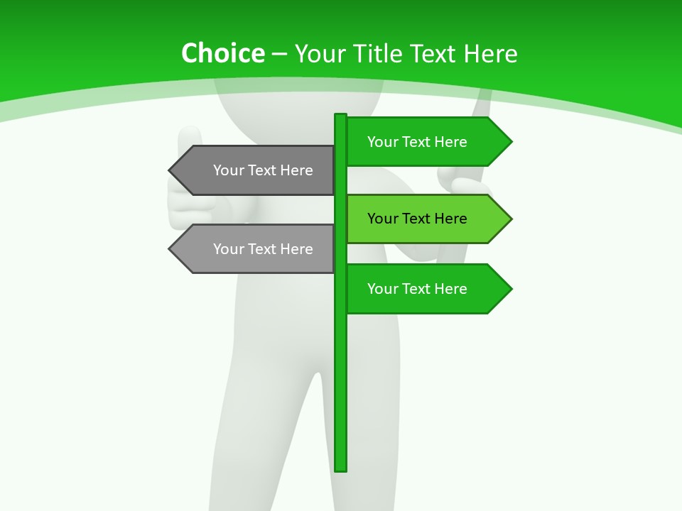 Pose Hint Figure PowerPoint Template