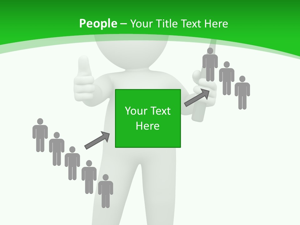 Pose Hint Figure PowerPoint Template