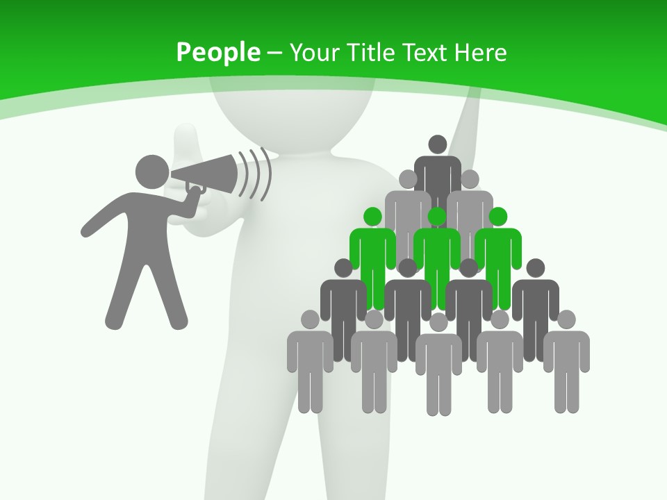 Pose Hint Figure PowerPoint Template