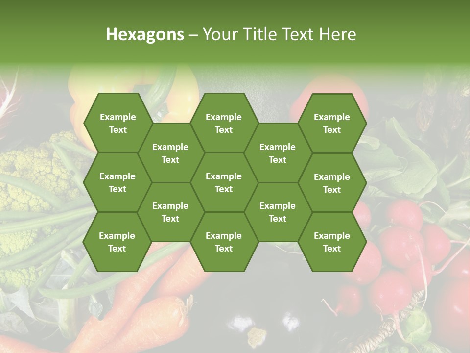 Spinach Radish Cuisine PowerPoint Template