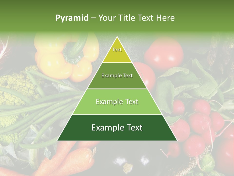 Spinach Radish Cuisine PowerPoint Template