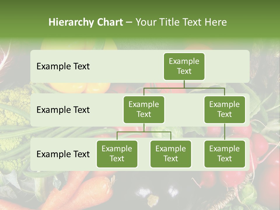 Spinach Radish Cuisine PowerPoint Template