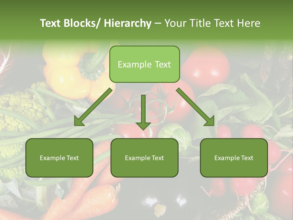 Spinach Radish Cuisine PowerPoint Template