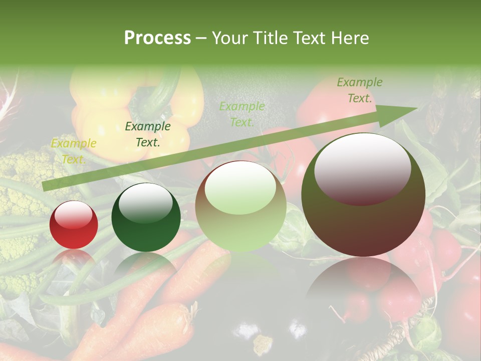 Spinach Radish Cuisine PowerPoint Template