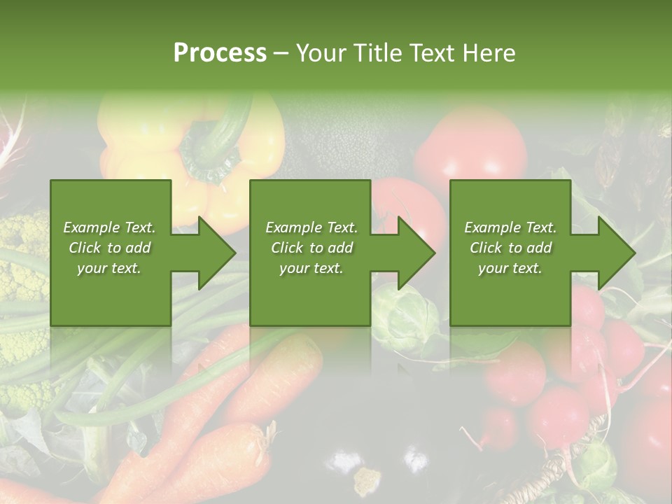 Spinach Radish Cuisine PowerPoint Template
