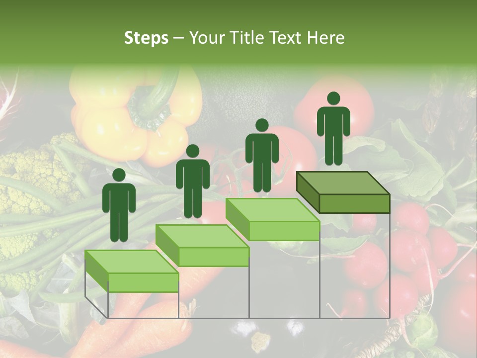 Spinach Radish Cuisine PowerPoint Template