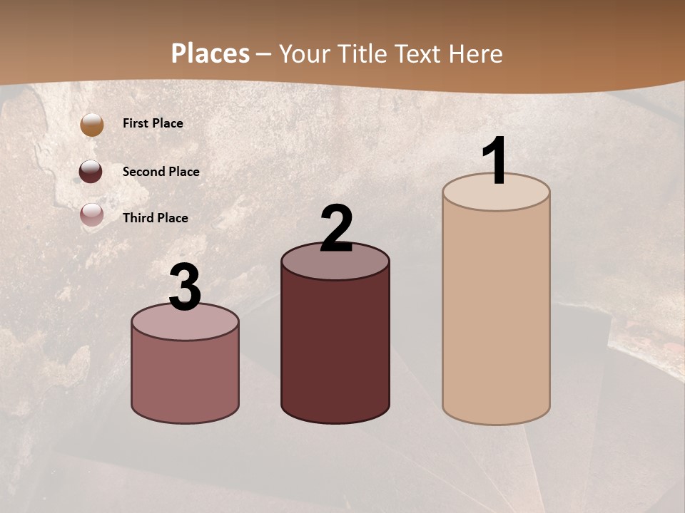 Holiday Stair Window PowerPoint Template