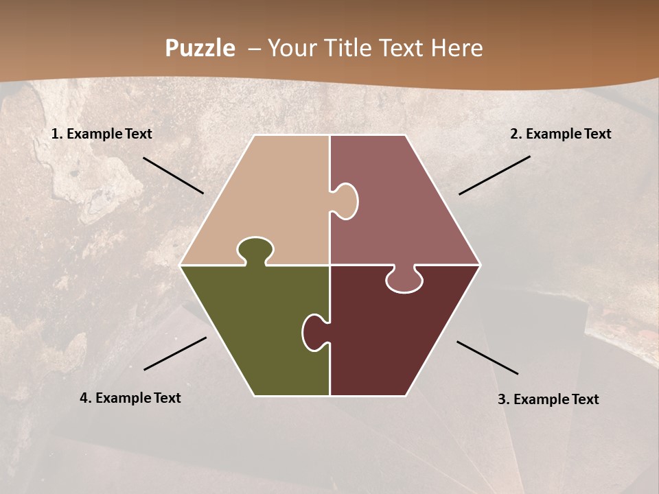 Holiday Stair Window PowerPoint Template