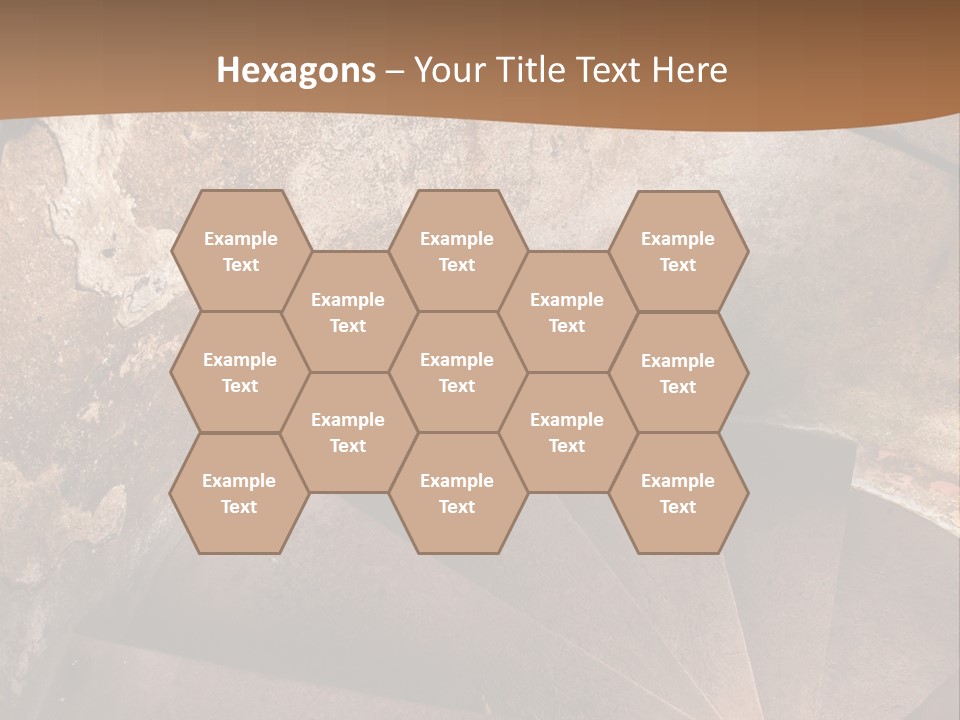 Holiday Stair Window PowerPoint Template