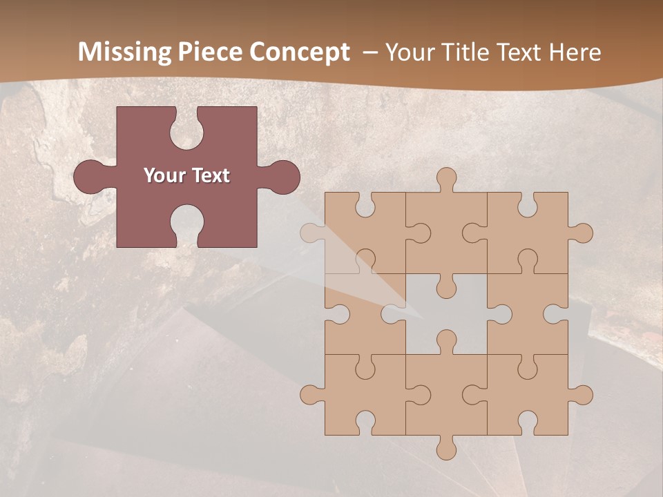 Holiday Stair Window PowerPoint Template