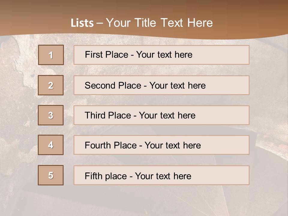 Holiday Stair Window PowerPoint Template