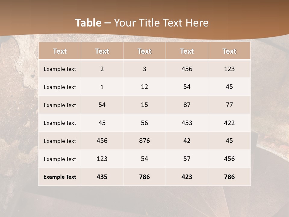 Holiday Stair Window PowerPoint Template