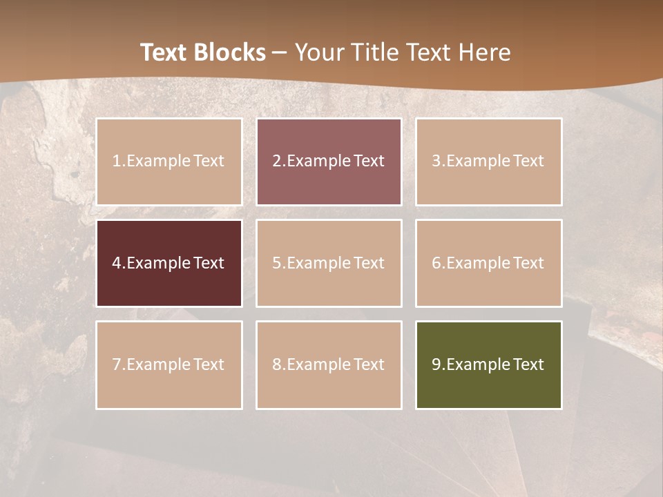 Holiday Stair Window PowerPoint Template