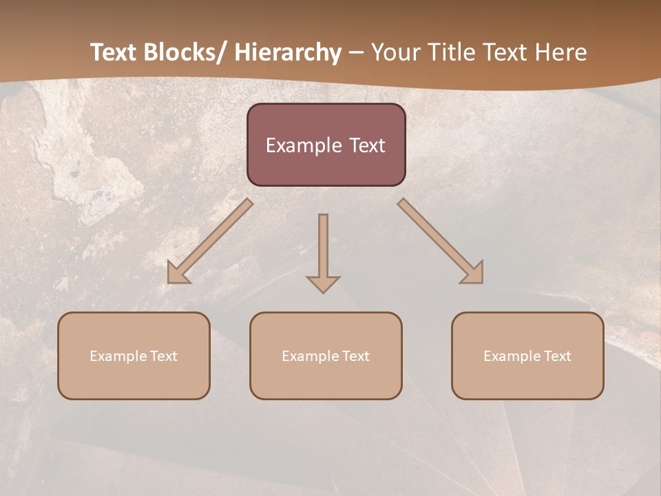 Holiday Stair Window PowerPoint Template