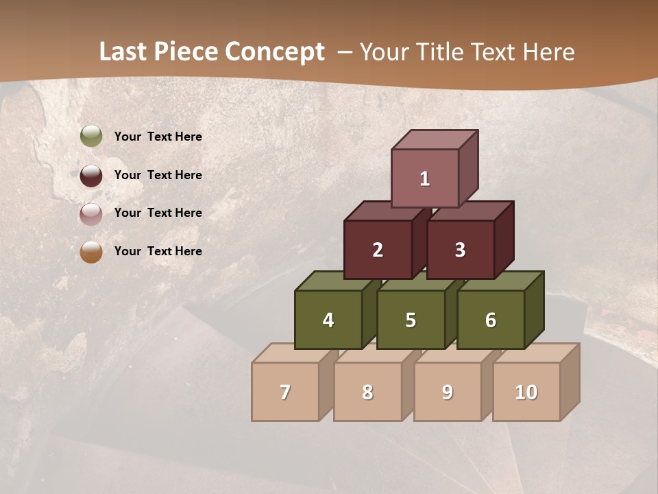 Holiday Stair Window PowerPoint Template