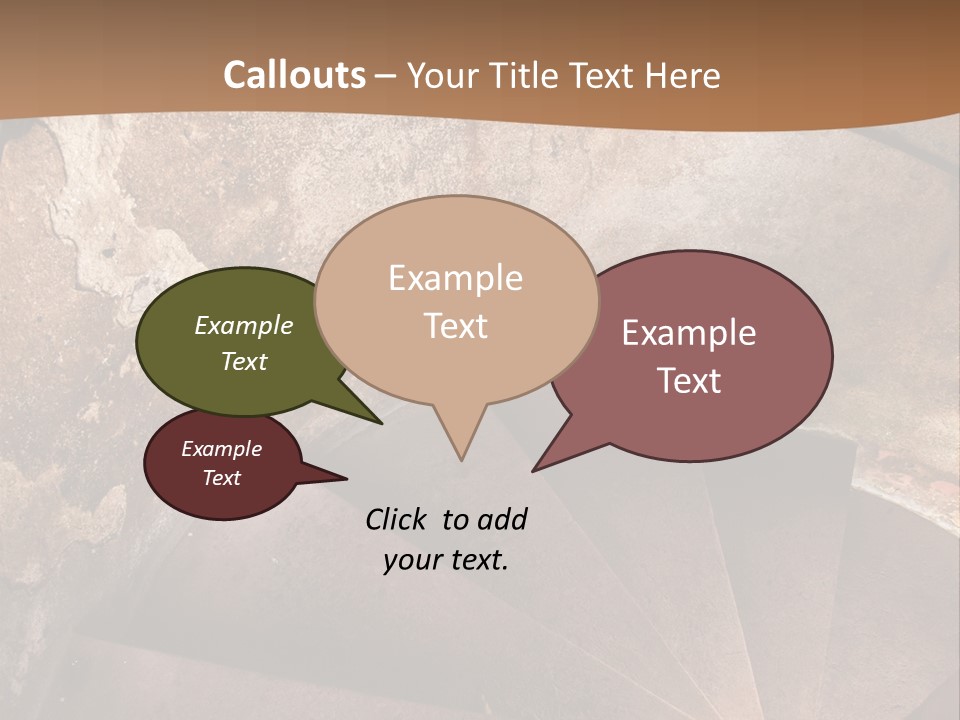 Holiday Stair Window PowerPoint Template