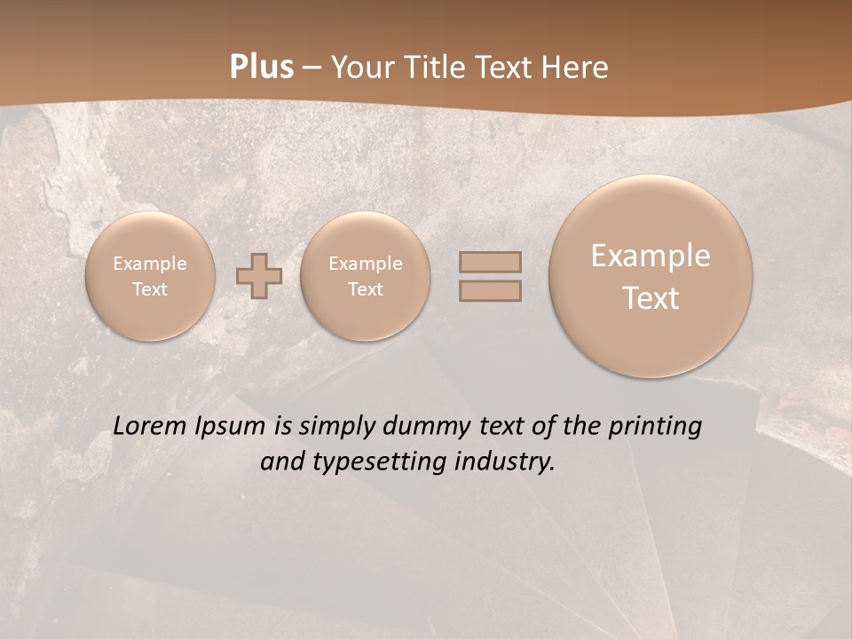 Holiday Stair Window PowerPoint Template